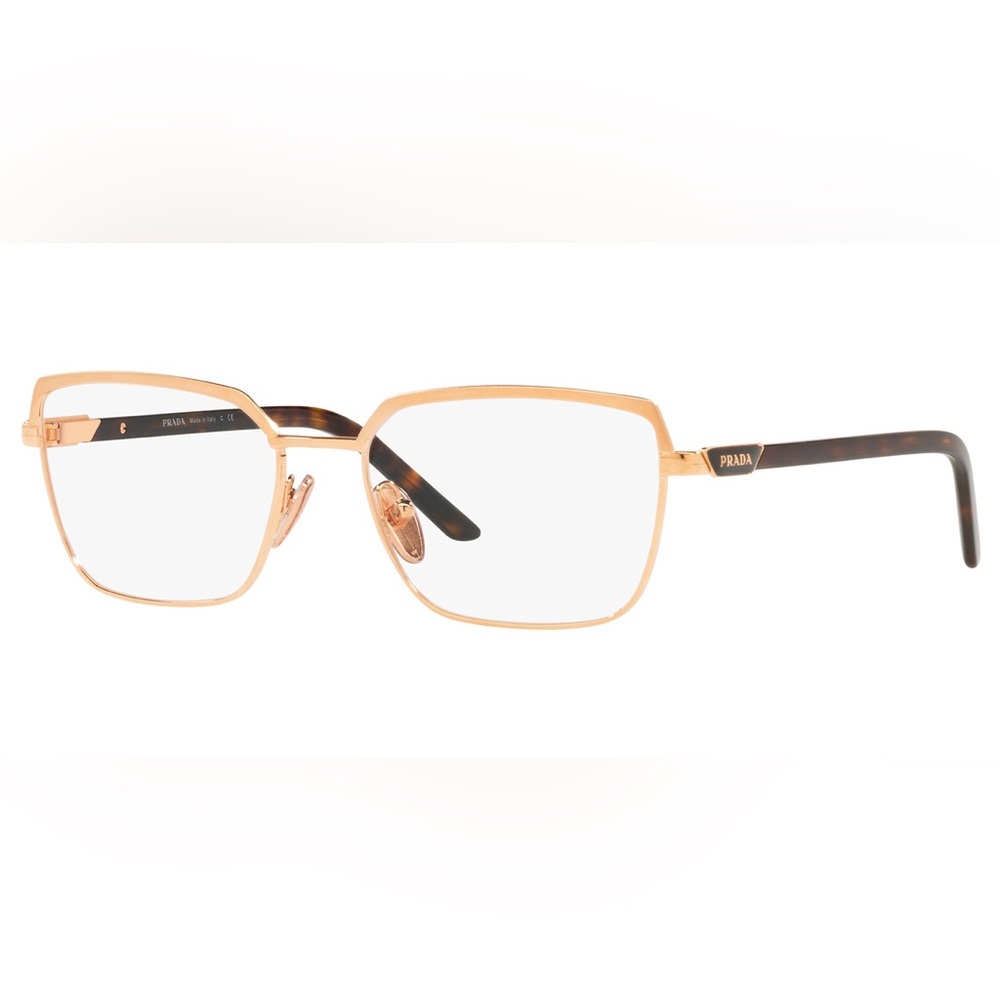 Prada Brown Tortoiseshell Glasses Sleek Design - image 5